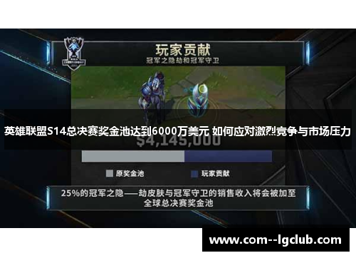 英雄联盟S14总决赛奖金池达到6000万美元 如何应对激烈竞争与市场压力